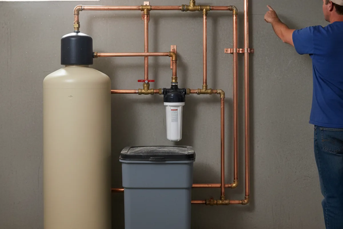Whole-house water treatment system installed in Denton